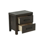 ZUN 2 Drawers Nightstand In Espresso SR015426