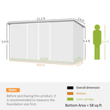 Outdoor Garden Storage Shed Tool House 81708512