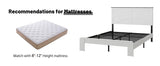 Full Bed Frame Headboard , Wood Platform Bed Frame , Noise Free,No Box Spring Needed and Easy W636P305736