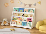 4-Tier Kids Bookshelf, Toddler Book Display Shelves, Helps Keep Bedrooms, Playrooms, and Classrooms 07880776