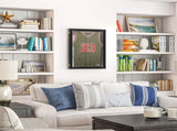 24" x 32" Jersey Frame Display Case, UV-Resistant Jersey Shadow Box with 2 Keys, Hanger, Black 22005560