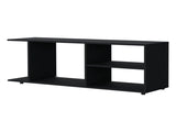 Black TV Rack with Open Storage B062P252134