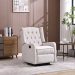 ZUN COOLMORE Recliner Chair,360 Degree Swivel Nursery Chair,Glider Chair,Modern Small W1539P151225