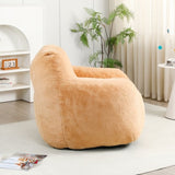 Bean Bag Chair, Bean Bag Sofa Chair with Armrests Stuffed High-Density Foam, Lazy Sofa Comfy Chairs W2200P313803