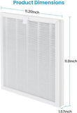 (2 PCS) VEWIOR H13 True HEPA Replacement Filter for ClearAir-A6 Air Purifier, Captures 99.97% Dust, 22163106