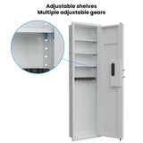 53" Passwod Touch Panel In-Wall Safe,Hidden Wall Gun Safe for Rifles with Adjustable W1779P198266