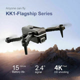 Quad air Drone RC Drone 4K HD Dual Camera WIFI FPV KK1 2 x Battery Rc Quadcopter 96378054