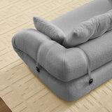 Human Dog Bed, Lazy Sofa Couch, 78.7" Multi-Functional Foldable Sofa Bed, 3-in-1 Teddy Fabric W1885P277277