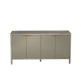 ZUN Sideboard Buffet, 59" Storage with Storage,Modern Wood Buffet,Storage W757P203146