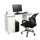 ZUN [Old code:04429348]One Door Four Drawers Computer Desk White 47963814