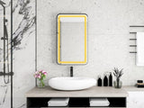 Rectangle Medicine Cabinet Mirror Bathroom Mirror Storage Wall Mounted Medicine Mirror Cabinet W688P210792