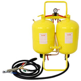 Dual Tank Abrasive Soda Blaster 10 Gallon Tanks 100 lb. Abrasive W46559178