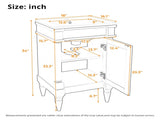 18-Inch Modern Bathroom Vanity with Sink, Modern Bathroom Storage Cabinet with Door, Freestanding N710P257401S