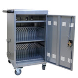 302Bay Mobile School Charging Cart Station for Chromebook, Tablet and Laptop Computer with Power W1102P207219