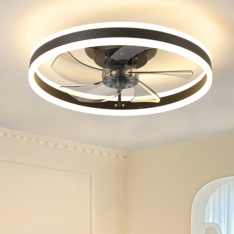 ZUN Ceiling Fan with Lights Dimmable LED W1340103783