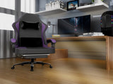 Gaming Chair with Pocket Spring Cushion and Footrest, Ergonomic Computer Chair for Adults, 59015480
