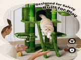 Large 70.87in Cat Tree W/2 Private Condos,3 Perches&Hanging Hammock,Skin-Friendly Short Plush&No W1578P447622