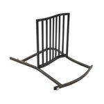 ZUN Flat Tube Single Rocking Chair Bronze Color 36133929