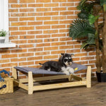 ZUN 35.5 "L wooden dog bed with cushion 16921492