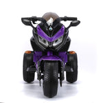 ZUN Kids Motorcycle Ride-On Motorcycle 3-Wheels Battery Powered Motorbike Rechargeable 12 V kids ride on W1760P252041