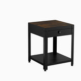 Square double-layer coffee table with hidden compartment and fingerprint lock - Living room dining W396P305929