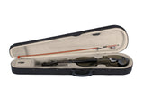 New 3/4 Acoustic Violin Case Bow Rosin Black 59680382
