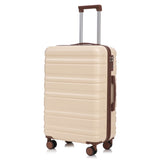 3 in 1 20"/24"/28" 3 pcs/set in ABS Spinner Wheel Luggage, Carry on Suitcase, Matching Color, 80795669