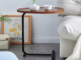 Brown C-shaped Side Table, Small Sofa Table for Living room 41754295