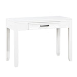 ZUN White Finish Writing Desk with Drawer Wooden Furniture 1pc B011P255285