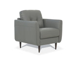 Radwan Pesto Green Leather Chair B2726P496931