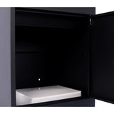 Package Delivery Boxes for Outside,Extra Large Mailbox,Galvanized Steel Parcel Mailbox,Wall Mounted W46566959