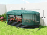 Galvanized Raised Garden Bed Kit 34876318