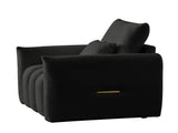 35 "Teddy fabric sofa, modern lounge chair, upholstered with a pillow, apartment, office, living W2564P457791