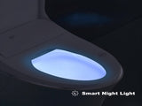 Smart Bidet Toilet Seat with Side Knob Adjustable Heated Seat with Water Temperature and Pressure W3598P451107