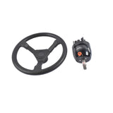 Hydraulic Outboard Boat Steering Kit 13.5" Steering Wheel, Hydraulic Helm Pump 64480483