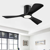 Hot sales Ceiling Fan with Lights 42 Inch Flush Mount Ceiling Fan with Remote Control, ABS Blades W2991P338641