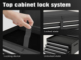 Tool Chest, 5-Drawer Rolling Tool Storage Cabinet with Detachable Top Tool Box, Liner, Universal 24371493