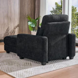 Electric Lounge Chair with Adjustable Backrest, Lumbar Pillow, Wireless Charging and Cup Holder, W2817P255603
