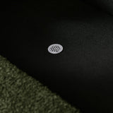 Ottoman Oval Storage Bench,Rubber Wood Legs, Green W487P220595