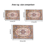 Area Rug 6x9 Vintage Bohemia Large Persian Non-slip Washable Rug For Room Kitchen Bedroom W2907P265124