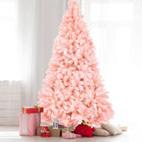 7ft 1800 Branch PVC Branch Iron Bracket Christmas Tree Pink 71548167