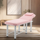 ZUN Professioanl Massage Table , Backrest Adjustable, Removable Headrest, Bottom Shelf Storage , Memory W1422142223