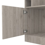 Seattle Bar Cabinet, Eight Bottle Cubbies, Two Large Open Shelves B128P176129