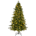 ZUN 7 FT Pre-lit Artificial Christmas Tree, Holiday Xmas Tree with 400 Warm White Lights, 950 Branch 23366057