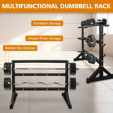 Dumbbell Rack Stand, Multifunctional Barbell Rack Weight Rack for Dumbbells, Heavy Duty Weight W2031P271761