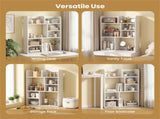 23.5931.5 Inch Vertical Desktop Storage Shelf Sturdy MDF Desk Hutch for Books Decor 35760655