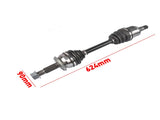 Front Right CV Axle Shaft Assembly Fits for INFINITI EX37 G37 Q50 Q60 QX50 AWD 2013-2017 Black 1Pc 26836212