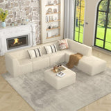 Single seat sofa Compressed Sectional Sofa Modern Minimalist Style Corduroy Couch, Sleeper Sofa for W487P230477