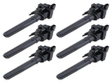 6X Ignition Coil fit for Chrysler 300 3.5L 2005 UF269 4609088AE Electronic Black 73709487