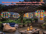 2 Pack Christmas LED Ball Lights, 12in & 16in RGB Light Balls with Remote Timer, 8 Modes & 8 74555864